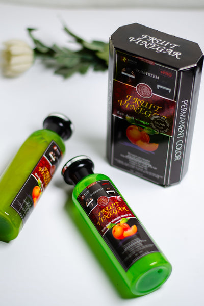Hair Color Gel – Dark Brown - Fruit Vinegar Essence - No Ammonia (500ml) | Lichin