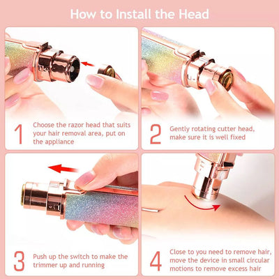 2 In 1 Facial And Eyebrow Hair Remover