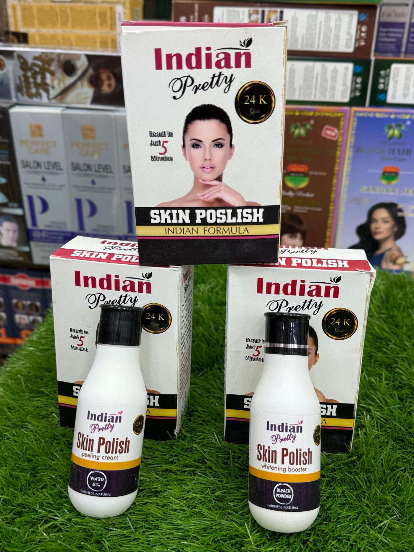 INDIAN PRETTY SKIN POLISH IMPORT FROM INDIA
